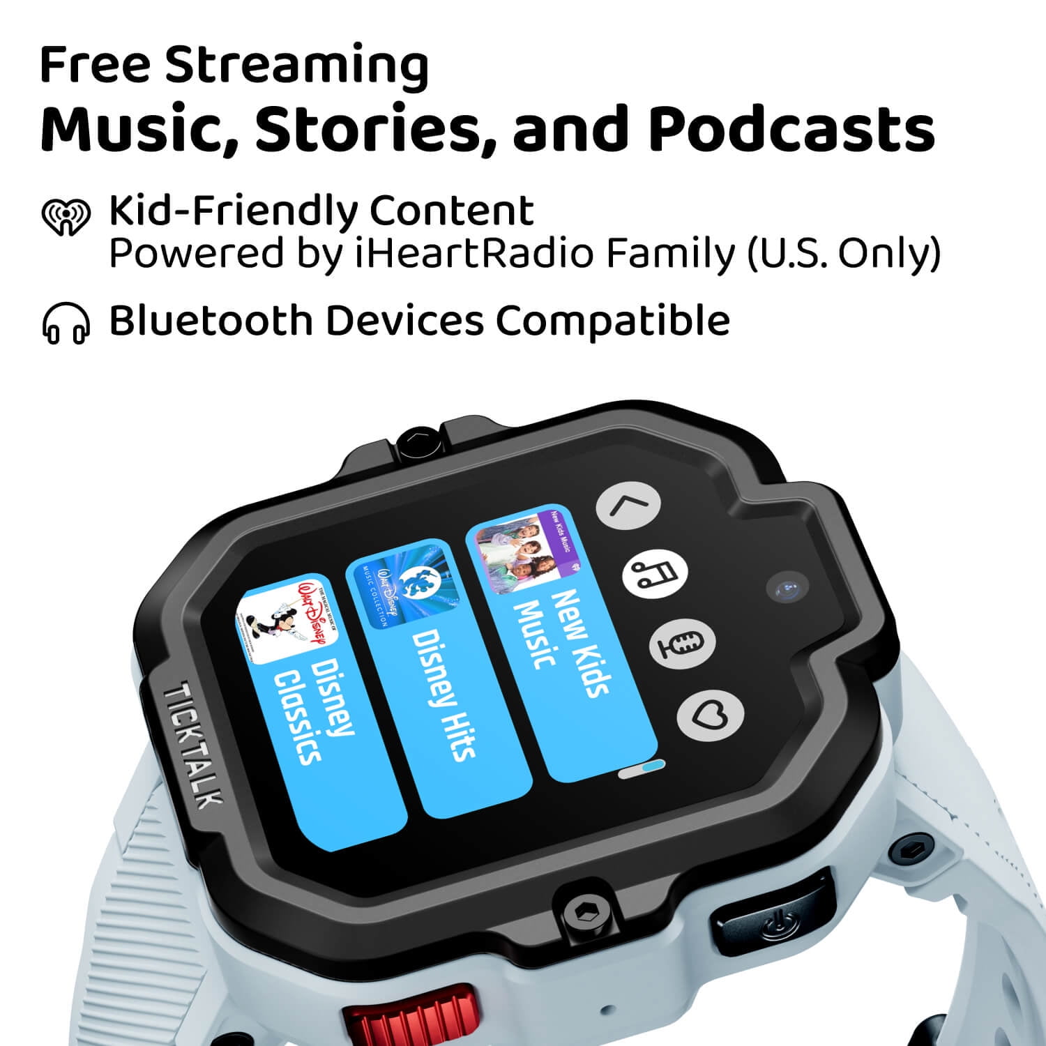 TickTalk 5 Kids Smartwatch with GPS, Calls & Texts, Parental Controls, SOS & 911, Free Music – AT&T Network (Activated via TickTalk) - Image 5
