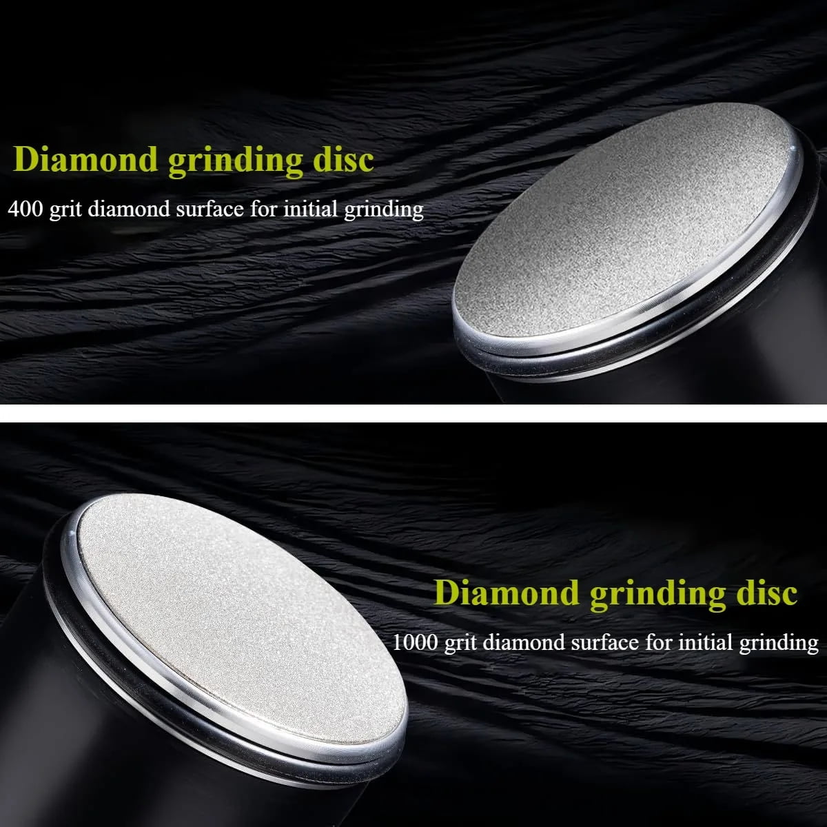 Tumbler Knife Sharpener Rolling Diamond Sharpening Stone #1000/#400 Sharpener Kit Kitchen Knives 15 and 20 Degrees - Image 3
