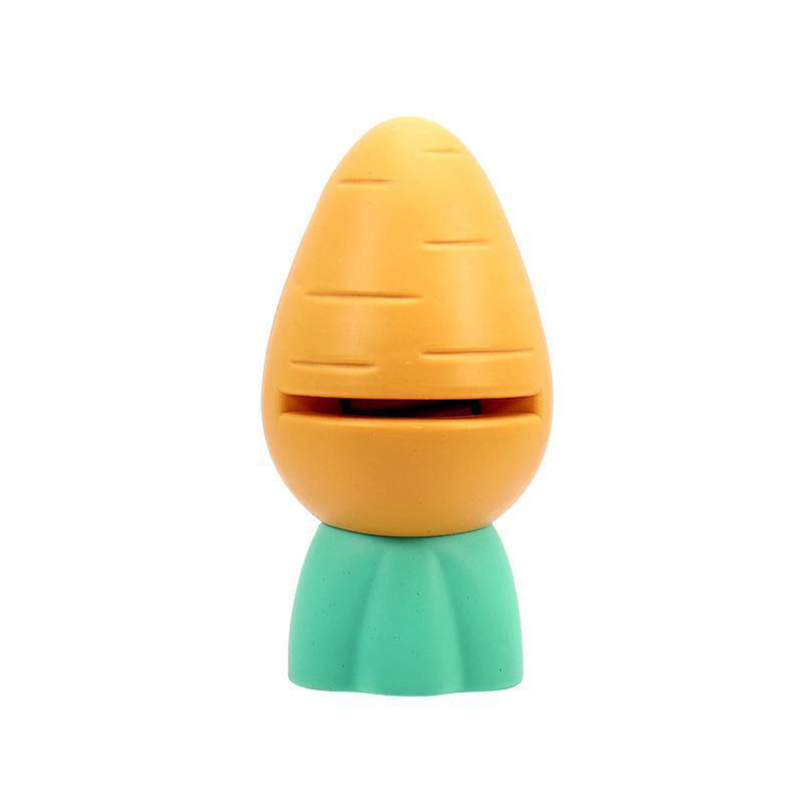 Tusihei Mini Knife Sharpener, Carrot Shaped Whetstone, Cartoon Design Small Kitchen Knife Sharpening Stone for Home and Outdoor Cutter Sharpening - Image 4