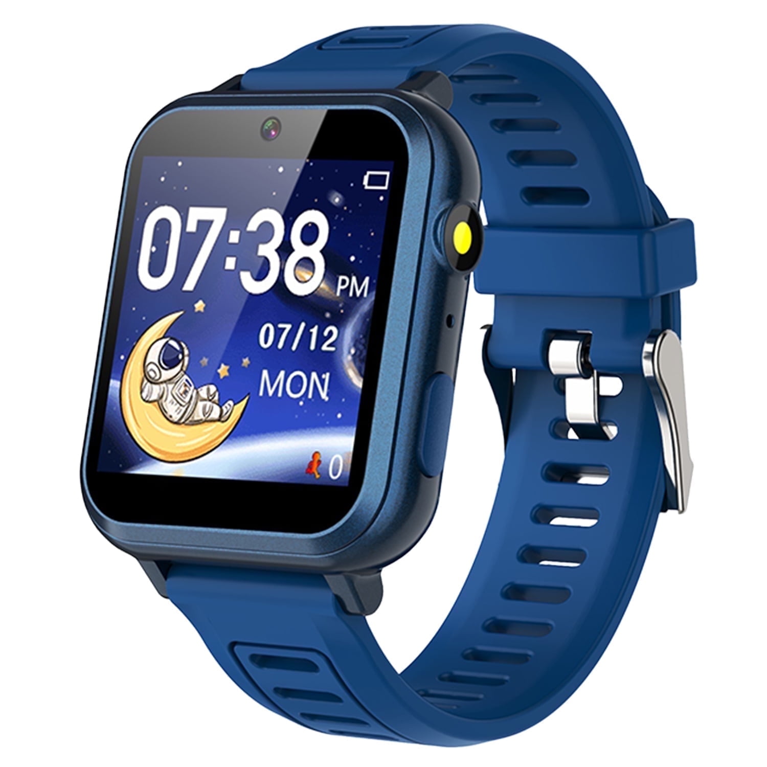 Vakzovy Kids Smart Watch with 24 Puzzle Games, HD Touch Screen, Camera, Music Player, Pedometer, Alarm, Gift for Boys 4-12
