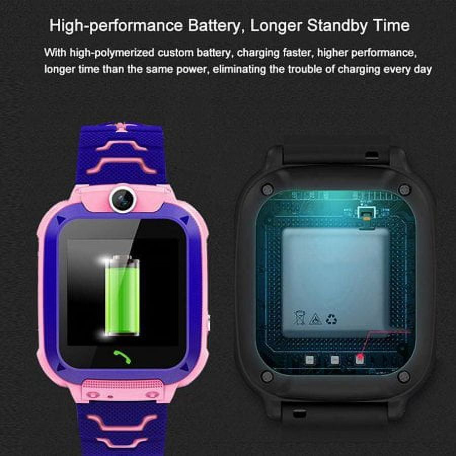 Viworld Kid GPS Tracker with Phone Smartwatch for Boys Girls 3-12 Years Old with Two-Way Call SOS Anti-Lost Games Camera, Child Cellphone Watch School Class Gifts Blue - Image 4