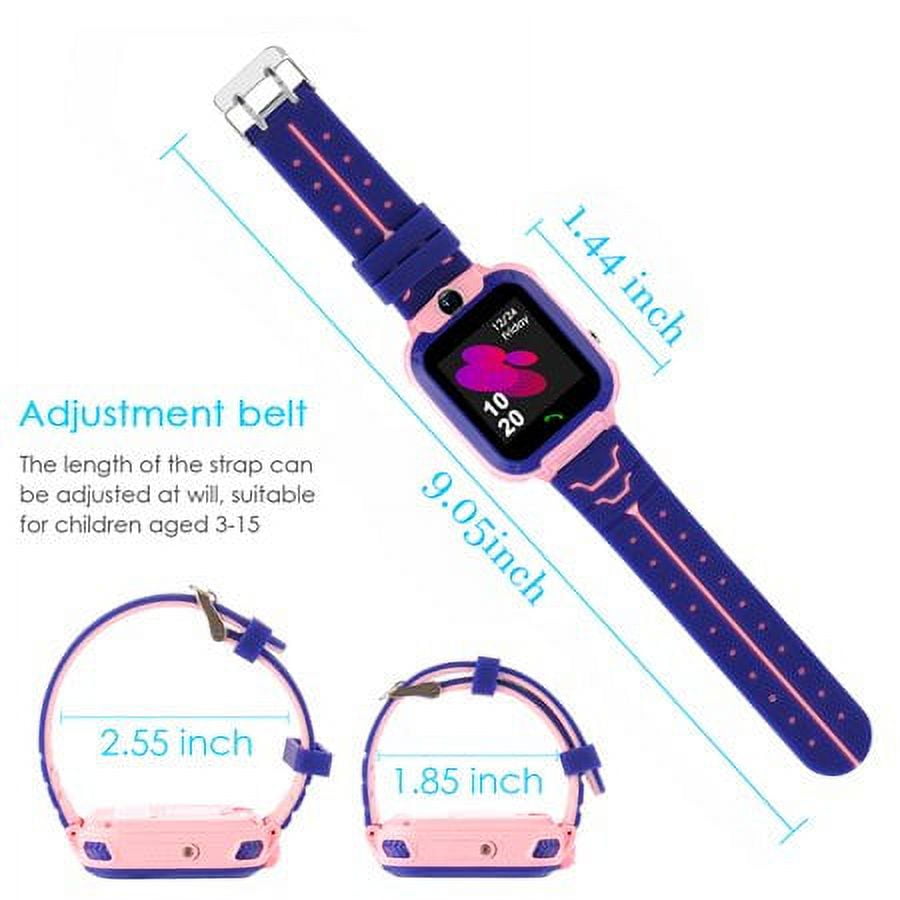 Viworld Kid GPS Tracker with Phone Smartwatch for Boys Girls 3-12 Years Old with Two-Way Call SOS Anti-Lost Games Camera, Child Cellphone Watch School Class Gifts Blue - Image 3