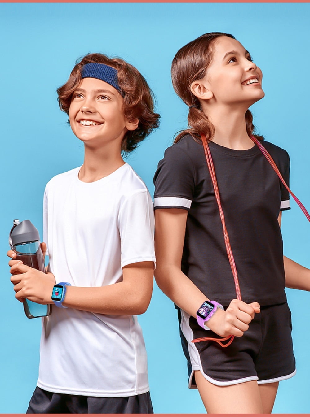YUNOVA Y90 PRO Kids Smart Watch for Ages 5-12, IP67 Waterproof HD Touch Screen with Dual Camera, Music Player, 7 Educational Games & Pedometer, Durable Silicone Strap Birthday Gift for Boys Girls - Image 3